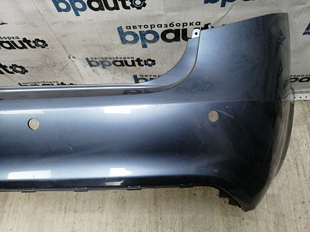 AA046123; Бампер задний; под паркт. (86611-4Y000) для Kia Rio III Sedan (2011- 2015)/БУ; Оригинал; Р1, Мелкий дефект; 