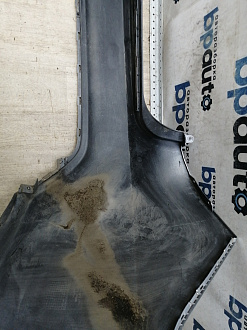 AA046118; Бампер задний; без паркт. (86611-4Y000) для Kia Rio III Sedan (2011- 2015)/БУ; Оригинал; Р1, Мелкий дефект; 