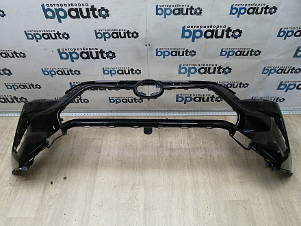AA044884; Бампер передний; без паркт.; под омыват. (52119-0R280) для Toyota Rav4 50 (2019 -2025)/БУ; Оригинал; Р1, Мелкий дефект; 