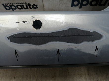 AA046227; Бампер задний; без паркт. (1T0807417K) для Volkswagen Touran II (2010-2015)/БУ; Оригинал; Р2, Удовлетворительное; 