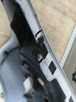 BA000254; Бампер передний, S-line; без паркт.; под омыват. (8R0 807 437 AC) для Audi Q5 I рест. (2012-2017)/БУ; Оригинал; Р1, Мелкий дефект; 