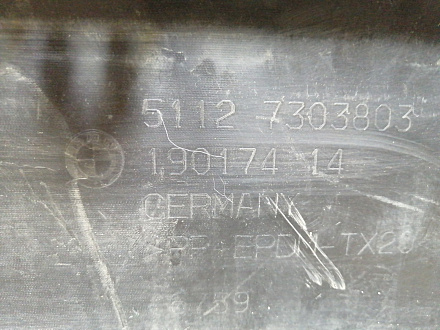 AA046298; Юбка заднего бампера; под паркт. (51127303803) для BMW Х1 I (E84) рест. (2012-2015)/БУ; Оригинал; Р1, Мелкий дефект; 