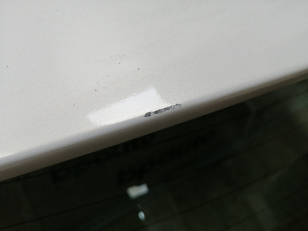 AA045283; Крышка багажника (BBY1-6202X) для Mazda 3 BL/БУ; Оригинал; Р0, Хорошее; (34K) Белый перламутр