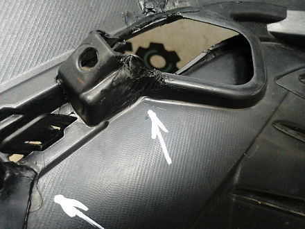 AA045790; Бампер передний; под паркт.; под омыват. (52119-06J20) для Toyota Camry 70 рест. (2021-2024)/БУ; Оригинал; Р2, Удовлетворительное; 