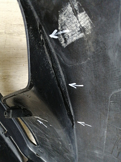 AA045858; Бампер передний; без паркт.; без омыват. (86511-4Y000) для Kia Rio/БУ; Оригинал; Р1, Мелкий дефект; 