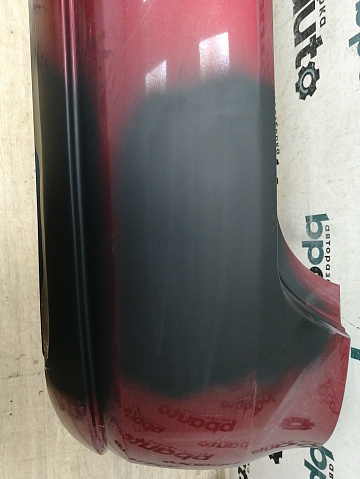 Фотография детали AA042866; Бампер задний; без паркт. (6RU807421) для Volkswagen Polo V Sedan (2010-2014)/БУ; Оригинал; Р2, Удовлетворительное; . Фото номер 3