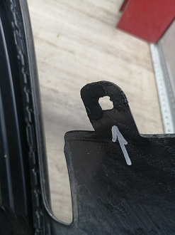 AA045950; Бампер передний; под паркт.; под омыват. (52119-0E220) для Toyota Highlander III (2014 — 2016)/БУ; Оригинал; Р1, Мелкий дефект; 