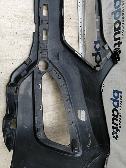 AA044980; Бампер передний; без паркт.; под омыват. (86511-2W000) для Hyundai Santa Fe III (2012 - 2015)/БУ; Оригинал; Р1, Мелкий дефект; 