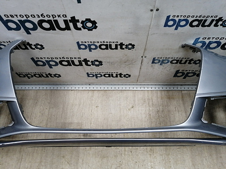 AA045706; Бампер передний, S-line; под паркт.; под омыват. (8K0 807 437 S) для Audi A4 B8/БУ; Оригинал; Р2, Удовлетворительное; 