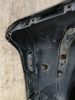 AA037284; Бампер задний; под паркт. (24460512) для Opel Astra H GTC 3D (2005 — 2011)/БУ; Оригинал; Р1, Мелкий дефект; 