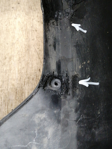 Фотография детали AA040756; Бампер задний; под паркт. (86611-2J700) для Kia Mohave I рест. (2016- 2019)/БУ; Оригинал; Р2, Удовлетворительное; . Фото номер 20