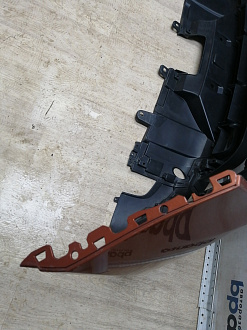 AA045867; Бампер передний; под паркт.; под омыват. (HY32-17F003-AAW) для Land Rover Discovery V L462 (2017 - 2020)/БУ; Оригинал; Р1, Мелкий дефект; 