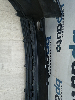 AA045951; Бампер передний; под паркт.; под омыват. (52119-0E220) для Toyota Highlander III (2014 — 2016)/БУ; Оригинал; Р1, Мелкий дефект; 