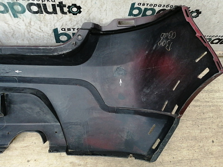 AA033756; Бампер задний; без паркт. (8200735456) для Renault Sandero Stepway I (2009-2014)/БУ; Оригинал; Р1, Мелкий дефект; 