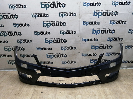 AA045426; Бампер передний, AMG; под паркт.; под омыват. (A2048807847) для Mercedes-Benz C-klasse III рест. (W204) (2011-2015)/БУ; Оригинал; Р1, Мелкий дефект; 