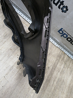 AA044980; Бампер передний; без паркт.; под омыват. (86511-2W000) для Hyundai Santa Fe III (2012 - 2015)/БУ; Оригинал; Р1, Мелкий дефект; 