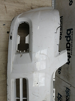 AA044883; Бампер передний; без паркт.; без омыват. (96648503) для Chevrolet Aveo I рест. Sedan (2006- 2011)/БУ; Оригинал; Р2, Удовлетворительное; 