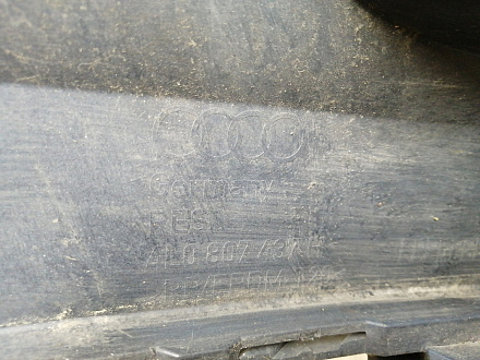 AA045517; Бампер передний; под паркт.; под омыват. (4L0 807 437 H) для Audi Q7 I рест. (2010-2015)/БУ; Оригинал; Р1, Мелкий дефект; 