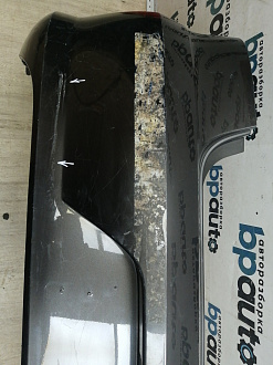 AA046058; Бампер задний, без молдинга; без паркт. (3AE807417) для Volkswagen Passat B7 Sedan (2011- 2014)/БУ; Оригинал; Р1, Мелкий дефект; 