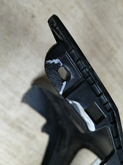 BA000146; Бампер передний; без паркт.; без омыват. (86511-1R000) для Hyundai/БУ; Оригинал; Р1, Мелкий дефект; 