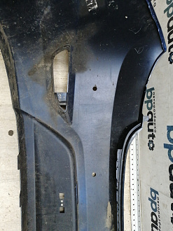 BA000148; Бампер задний; под паркт. (86611-4L200) для Hyundai Solaris I HB (2010- 2014)/БУ; Оригинал; Р1, Мелкий дефект; 