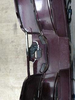 AA045565; Бампер передний; под паркт.; под омыват. (51117033694) для BMW 5 серия Е60 Е61/БУ; Оригинал; Р2, Удовлетворительное; 