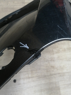 AA046270; Бампер передний; без паркт.; без омыват. (86511-F2000) для Hyundai Elantra VI (AD) (2016-2018)/БУ; Оригинал; Р2, Удовлетворительное; 