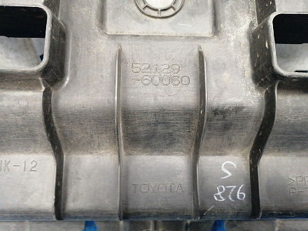 AA036180; Защита переднего бампера центральная, пыльник (52129-60060) для Toyota Land Cruiser Prado 150 рест.2 (2017- 2020)/БУ; Оригинал; Р0, Хорошее; 