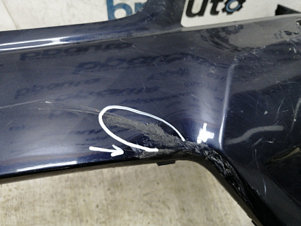 AA045426; Бампер передний, AMG; под паркт.; под омыват. (A2048807847) для Mercedes-Benz C-klasse III рест. (W204) (2011-2015)/БУ; Оригинал; Р1, Мелкий дефект; 