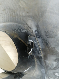 AA045915; Бампер передний; без паркт.; без омыват. (52119-02A90) для Toyota Auris I рест. (2010- 2013)/БУ; Оригинал; Р1, Мелкий дефект; 