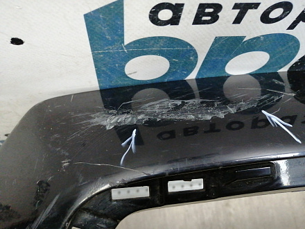 AA046326; Бампер передний; без паркт.; без омыват. (6400C950) для Mitsubishi ASX I (2010-2013)/БУ; Оригинал; Р1, Мелкий дефект; 