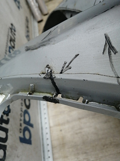 AA045637; Бампер передний; без паркт.; под омыват. (52119-05190) для Toyota Avensis/БУ; Оригинал; Р2, Удовлетворительное; 