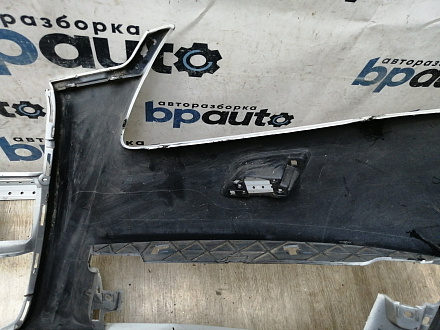 AA045516; Бампер передний; под паркт.; под омыват. (4L0 807 437 H) для Audi Q7 I рест. (2010-2015)/БУ; Оригинал; Р2, Удовлетворительное; 