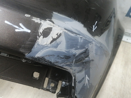 AA045760; Бампер передний, AMG; под паркт.; под омыват. (A1668856425) для Mercedes-Benz GL-klasse II (X166) (2012-2016)/БУ; Оригинал; Р2, Удовлетворительное; 