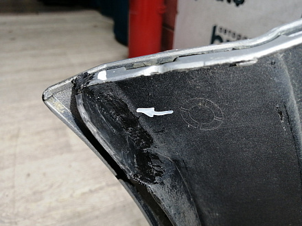 AA045408; Бампер передний; без паркт.; без омыват. (13225746) для Opel Astra/БУ; Оригинал; Р1, Мелкий дефект; 