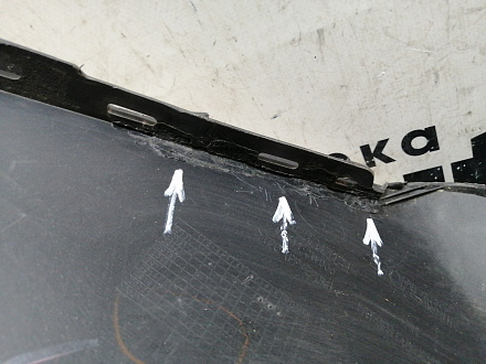 AA044831; Бампер передний; без паркт.; без омыват. (86511-2W000) для Hyundai Santa Fe III (2012 - 2015)/БУ; Оригинал; Р1, Мелкий дефект; 