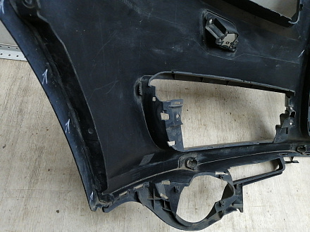 AA045536; Бампер передний; под паркт.; под омыват. (4L0 807 437) для Audi Q7 I (2005-2010)/БУ; Оригинал; Р1, Мелкий дефект; 