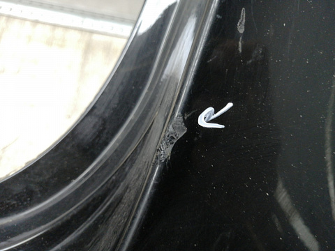 Фотография детали AA045420; Бампер задний; под паркт. (86611-2B700) для Hyundai Santa Fe II рест. (2010-2012)/БУ; Оригинал; Р2, Удовлетворительное; . Фото номер 9