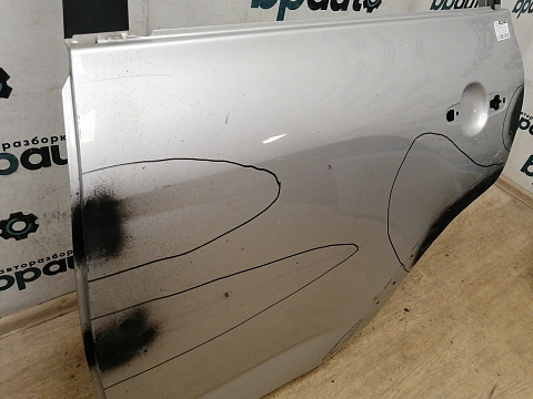 Фотография детали AA043319; Дверь задняя левая, под расширитель, не Long (67004-42100) для Toyota Rav4/БУ; Оригинал; Р3, Под восстановление; . Фото номер 3