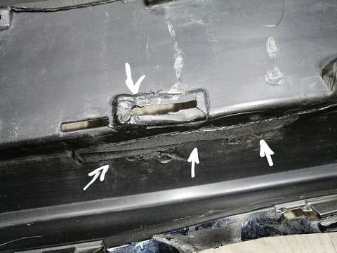 Фотография детали AA045390; Бампер передний; под паркт.; без омыват. (84393328) для Cadillac Escalade V (2020—2024)/БУ; Оригинал; Р1, Мелкий дефект; . Фото номер 24