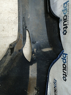 BA000138; Бампер задний; без паркт. (86611-4L500) для Hyundai Solaris I рест. Sedan (2014- 2016)/БУ; Оригинал; Р1, Мелкий дефект; 