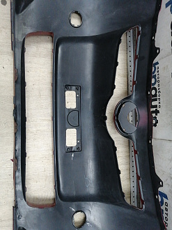 AA045678; Бампер передний; без паркт.; без омыват. (52119-02680) для Toyota Auris I (2007- 2010)/БУ; Оригинал; Р1, Мелкий дефект; 