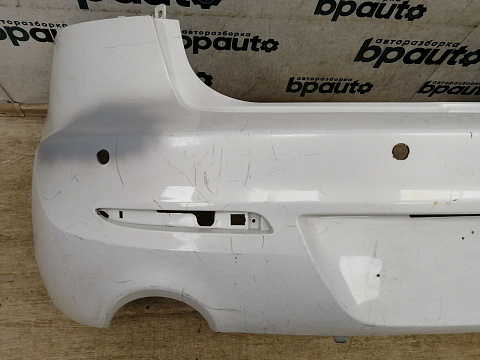 Фотография детали AA034450; Бампер задний; под паркт. (BCW7-50221) для Mazda 3 II (BL) рест. Sedan (2011-2013)/БУ; Оригинал; Р1, Мелкий дефект; . Фото номер 5
