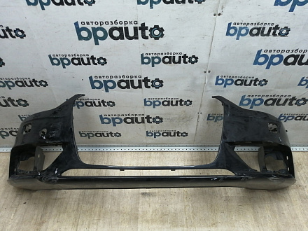 AA045591; Бампер передний; без паркт.; под омыват. (8K0 807 437 AC) для Audi A4 B8/БУ; Оригинал; Р2, Удовлетворительное; 