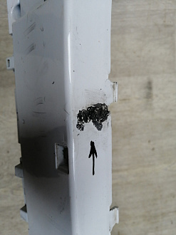 AA045855; Бампер передний; без паркт.; без омыват. (602001262AA) для Chery Tiggo 4 Pro (2020-2024)/БУ; Оригинал; Р1, Мелкий дефект; 