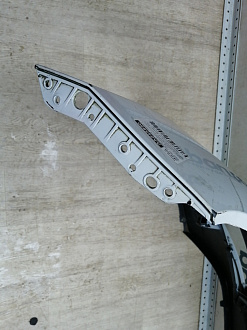 AA045880; Бампер передний; под паркт.; под омыват. (J8A2-17F003-AAW) для Land Rover Range Rover Velar L560 (2017 - 2023)/БУ; Оригинал; Р1, Мелкий дефект; 