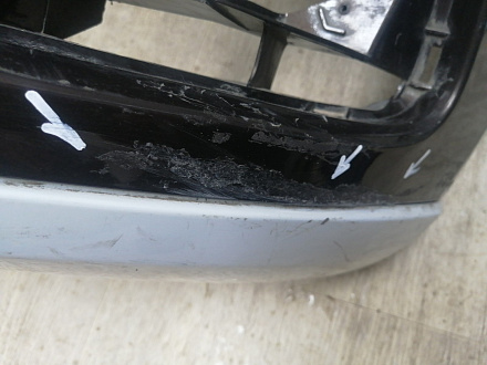 AA045796; Бампер передний; под паркт.; под омыват. (8R0 807 437 AH) для Audi Q5 I рест. (2012-2017)/БУ; Оригинал; Р1, Мелкий дефект; 