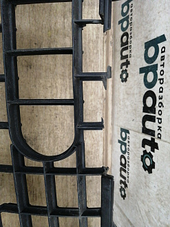 AA028998; Бампер передний; под паркт.; под омыват. (4L0 807 437 H) для Audi Q7 I рест. (2010-2015)/БУ; Оригинал; Р1, Мелкий дефект; 