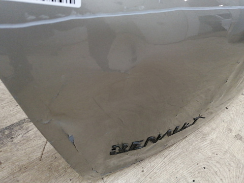 Фотография детали AA038316; Крышка багажника (901006269R) для Renault Sandero I (2009-2014)/БУ; Оригинал; Р3, Под восстановление; . Фото номер 6