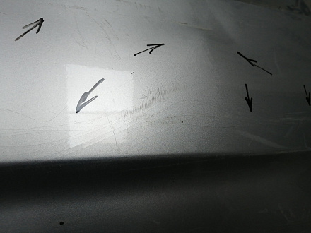 AA045610; Бампер задний; без паркт. (86611-4L000) для Hyundai/БУ; Оригинал; Р1, Мелкий дефект; 